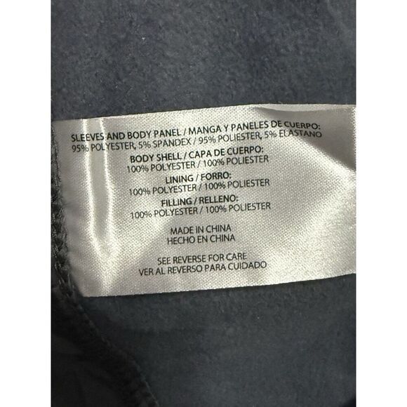 Orvis Mens Quilted Jacket Full Zip Outdoor Lightweight Gray Casual Large Hiking - Picture 9 of 16